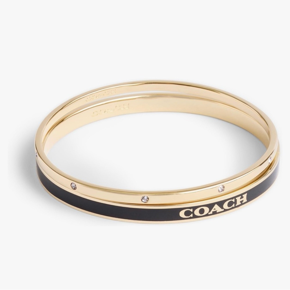 Coach Black and Gold Bracelet
